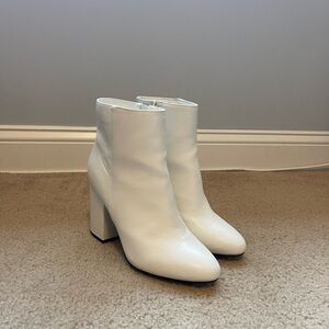 White Madden Girl High Heel Boots